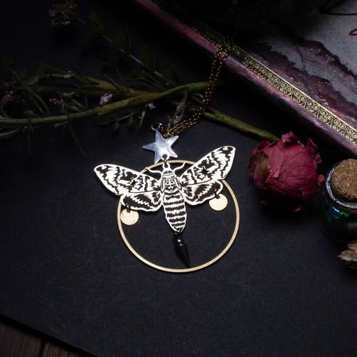 collier pendentif papillon acier inoxydable