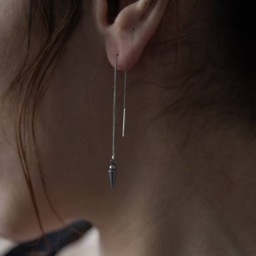 mono boucle - chaîne et pendule en acier inoxydable